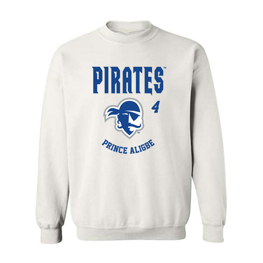 Seton Hall - NCAA Men's Basketball : Prince Aligbe - Fashion Shersey Crewneck Sweatshirt-0