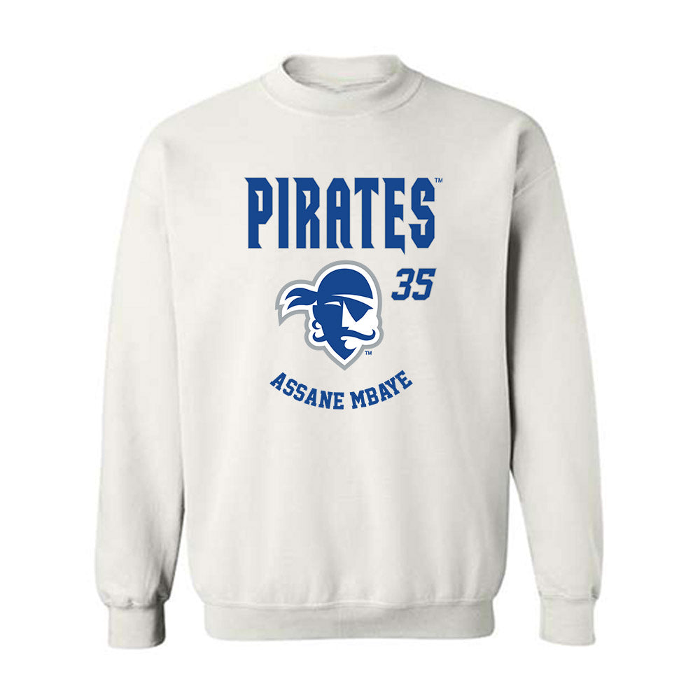 Seton Hall - NCAA Men's Basketball : Assane Mbaye - Fashion Shersey Crewneck Sweatshirt-0