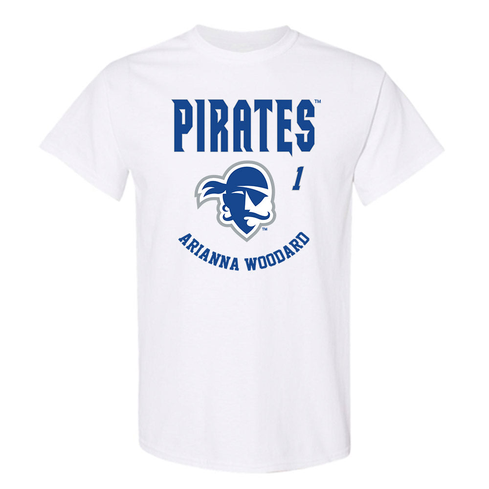 Seton Hall - NCAA Women's Basketball : Arianna Woodard - Fashion Shersey T-Shirt-0
