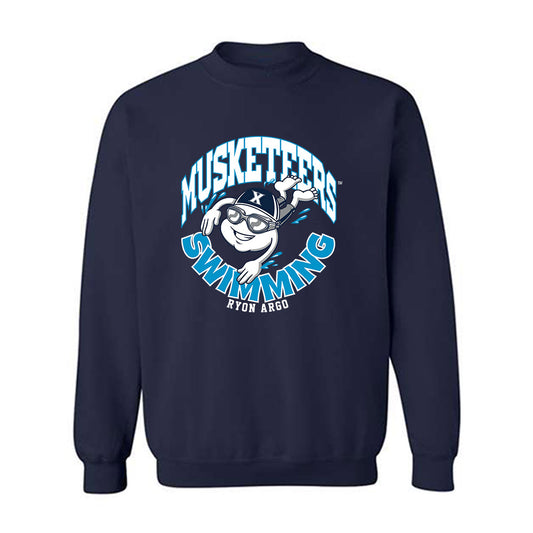 Xavier - NCAA Women's Swimming & Diving : Ryon Argo - Fashion Shersey Crewneck Sweatshirt-0