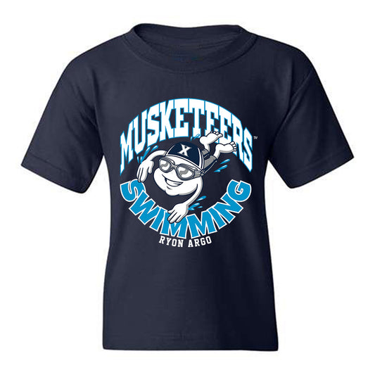 Xavier - NCAA Women's Swimming & Diving : Ryon Argo - Fashion Shersey Youth T-Shirt-0