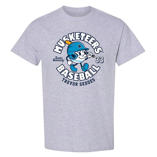 Xavier - NCAA Baseball : Trevor Geddes - Fashion Shersey T-Shirt