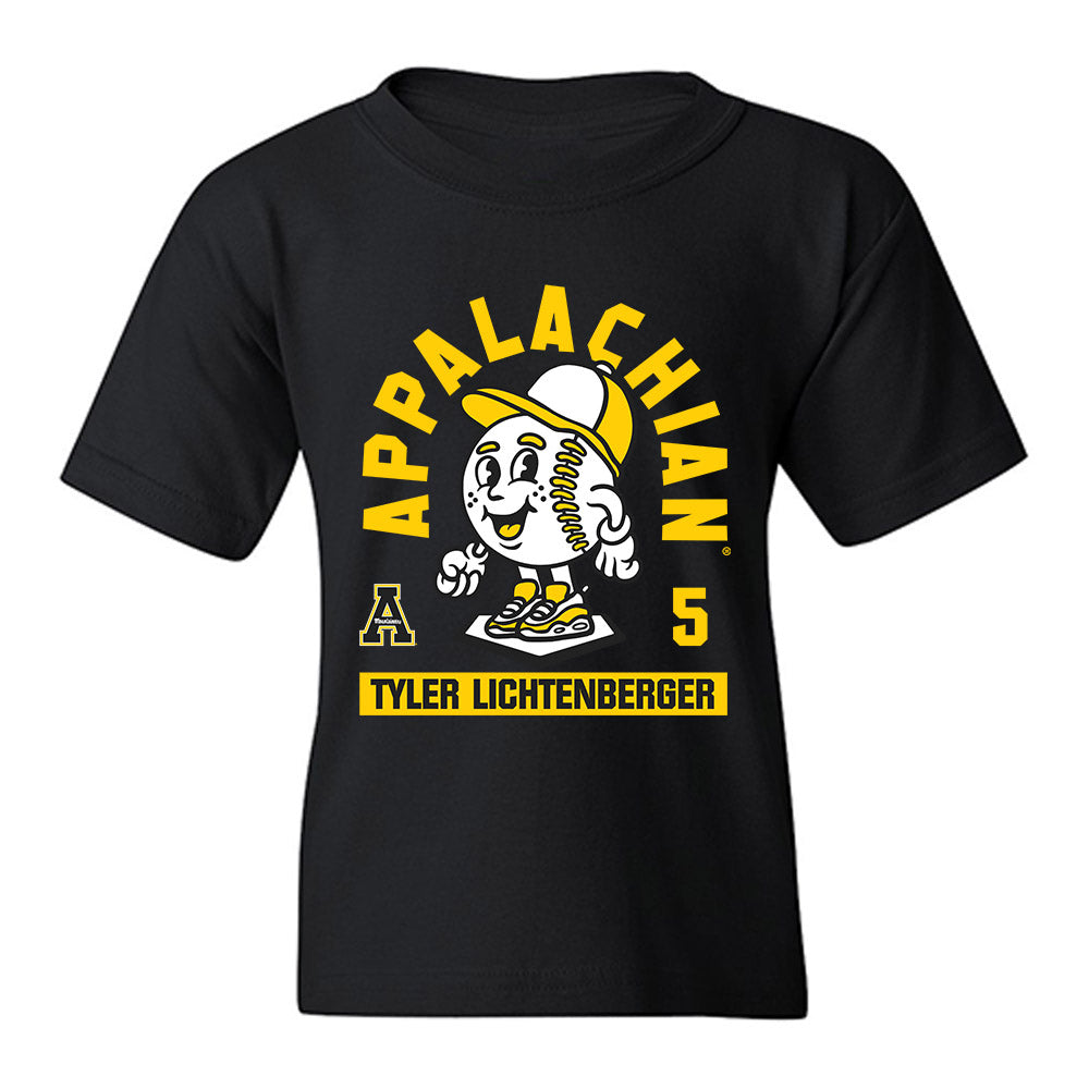 App State - NCAA Baseball : Tyler Lichtenberger - Fashion Shersey Youth T-Shirt-0