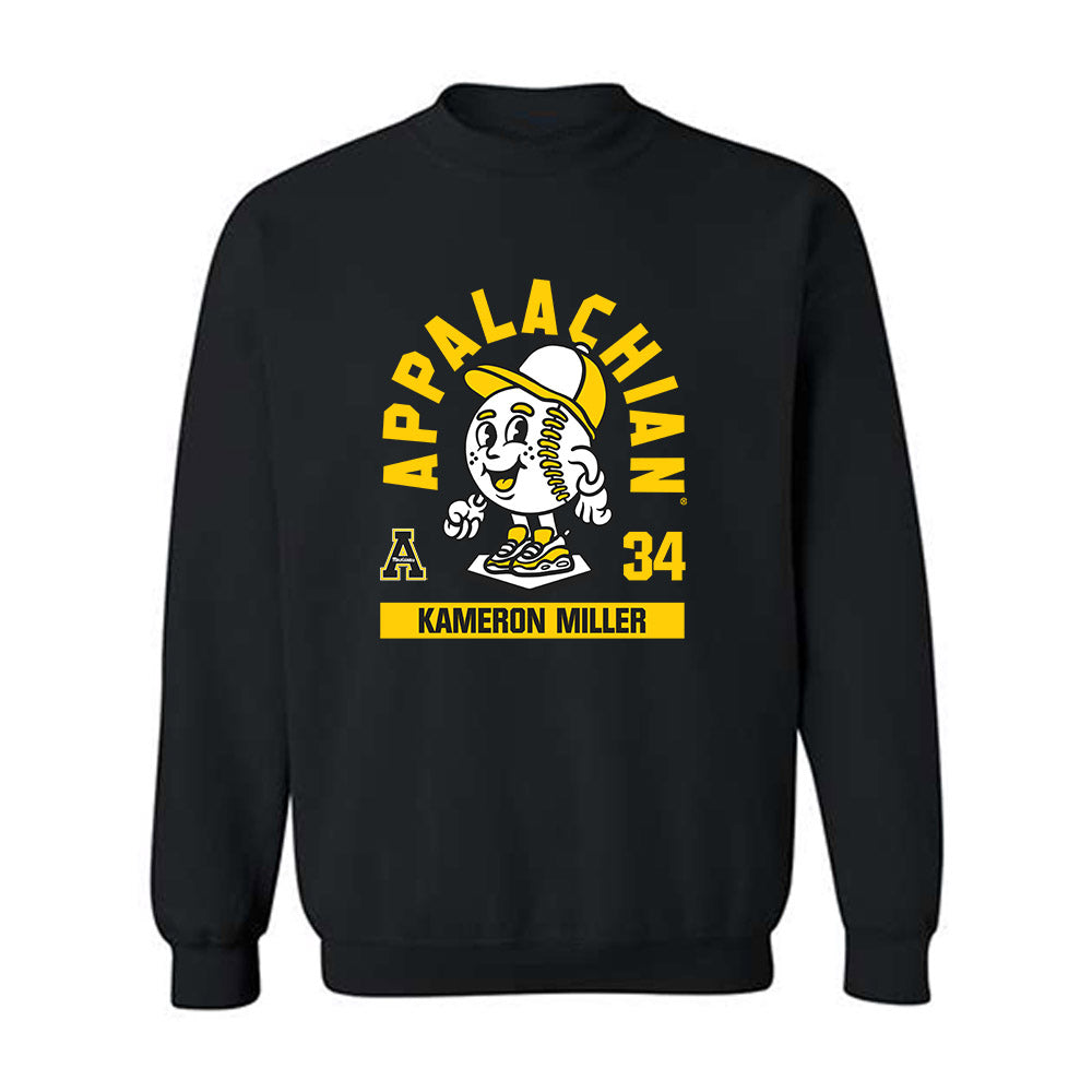 App State - NCAA Baseball : Kameron Miller - Fashion Shersey Crewneck Sweatshirt-0