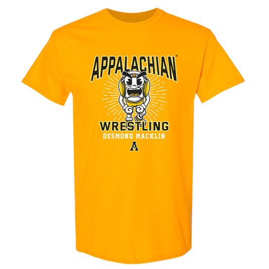 App State - NCAA Wrestling : Desmond Macklin - T-Shirt-0