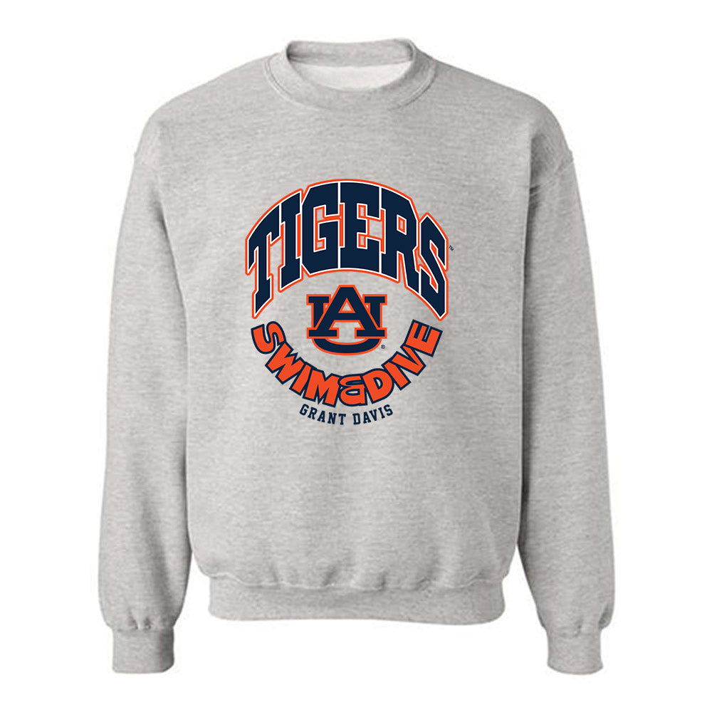 Auburn - NCAA Men's Swimming & Diving : Grant Davis - Fashion Shersey Crewneck Sweatshirt