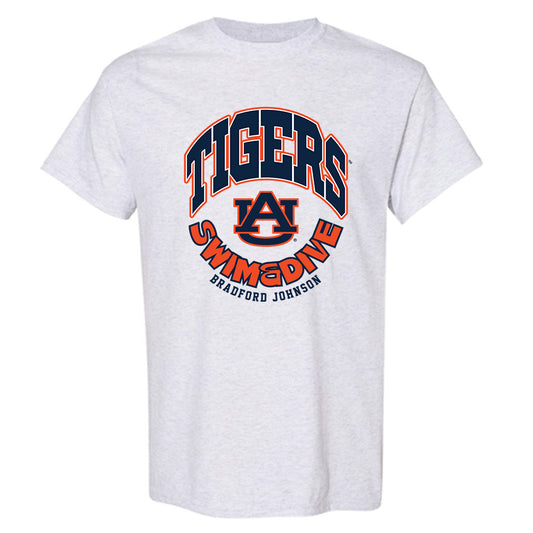 Auburn - NCAA Men's Swimming & Diving : Bradford Johnson - Fashion Shersey T-Shirt-0