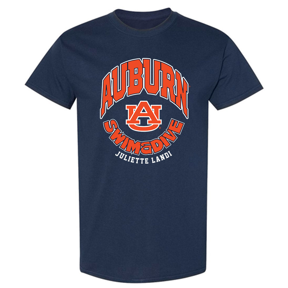 Auburn - NCAA Women's Swimming & Diving : Juliette Landi - Fashion Shersey T-Shirt-0