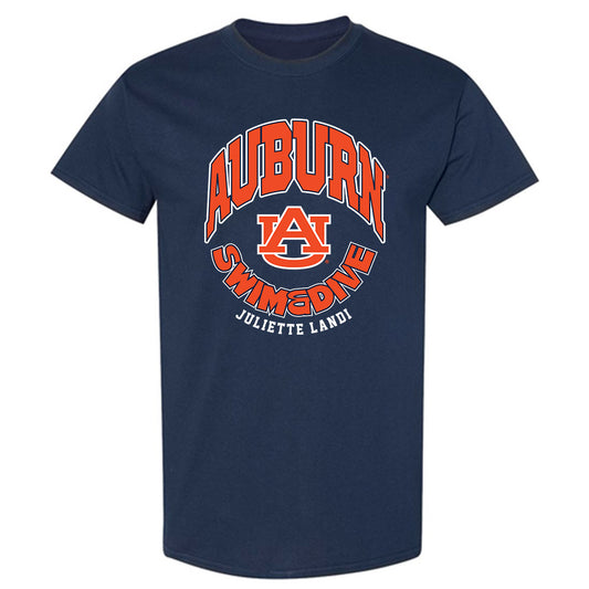 Auburn - NCAA Women's Swimming & Diving : Juliette Landi - Fashion Shersey T-Shirt-0