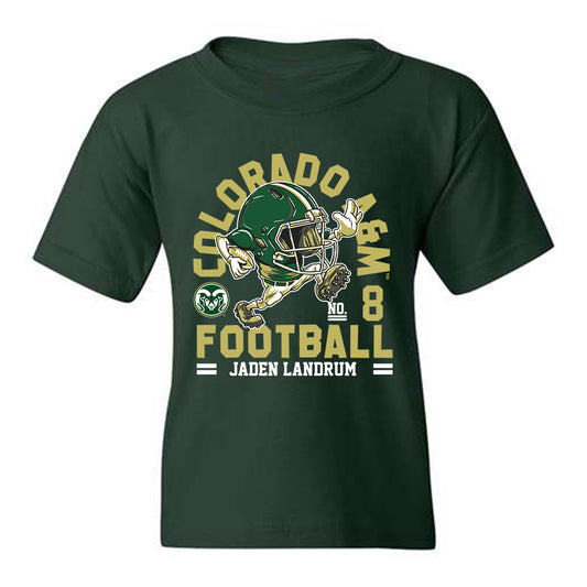 Colorado State - NCAA Football : Jaden Landrum - Youth T-Shirt Fashion Shersey
