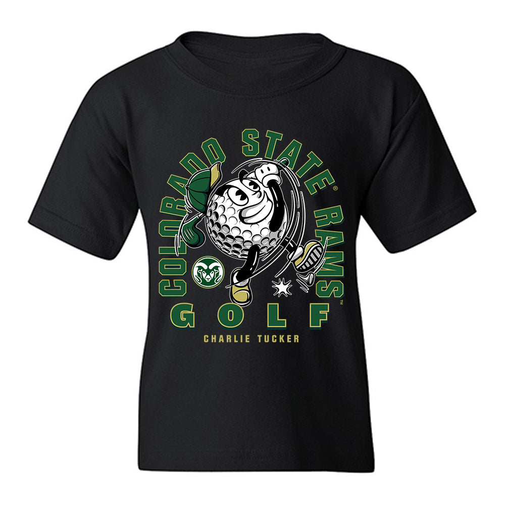 Colorado State - NCAA Men's Golf : Charlie Tucker - Youth T-Shirt-0