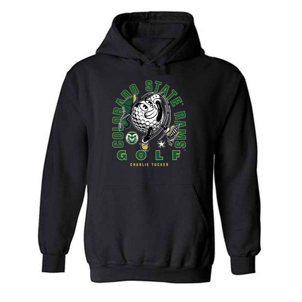 Colorado State - NCAA Men's Golf : Charlie Tucker - Hooded Sweatshirt-0