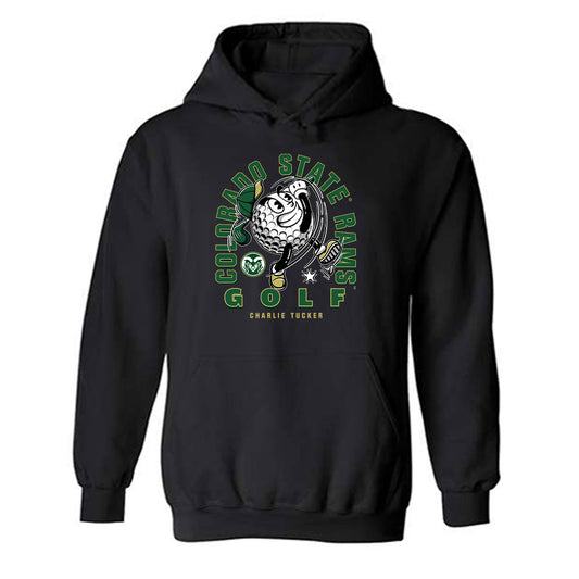 Colorado State - NCAA Men's Golf : Charlie Tucker - Hooded Sweatshirt-0