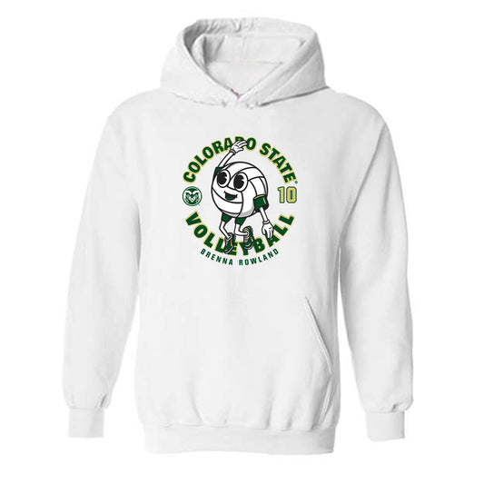 Colorado State - NCAA Women's Volleyball : Brenna Rowland - Hooded Sweatshirt-0