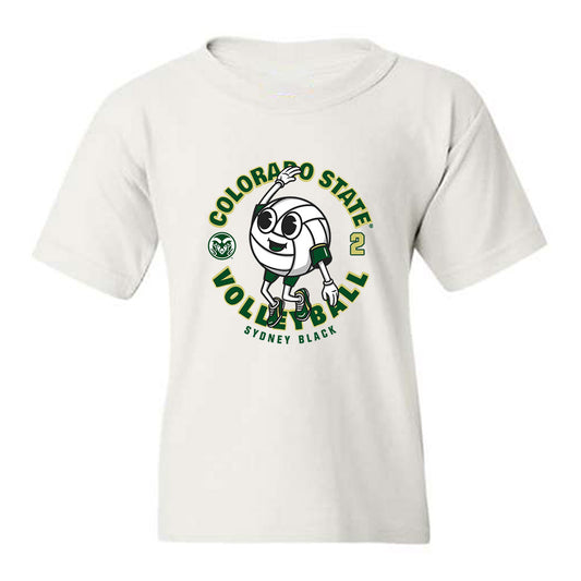Colorado State - NCAA Women's Volleyball : Sydney Black - Youth T-Shirt-0