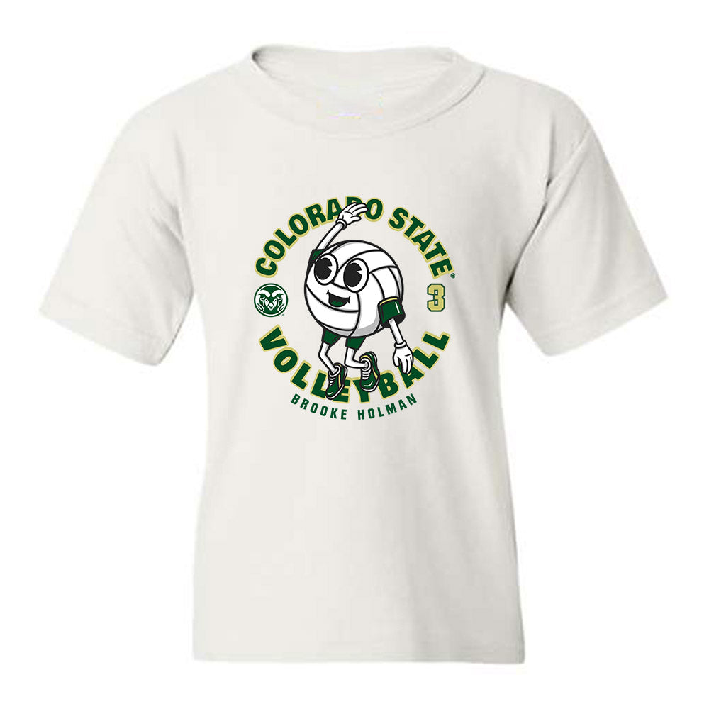 Colorado State - NCAA Women's Volleyball : Brooke Holman - Youth T-Shirt