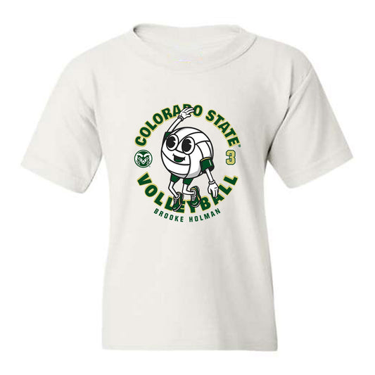 Colorado State - NCAA Women's Volleyball : Brooke Holman - Youth T-Shirt