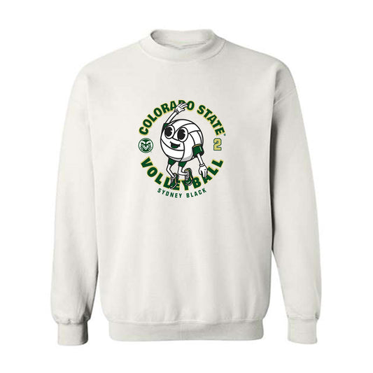 Colorado State - NCAA Women's Volleyball : Sydney Black - Crewneck Sweatshirt-0