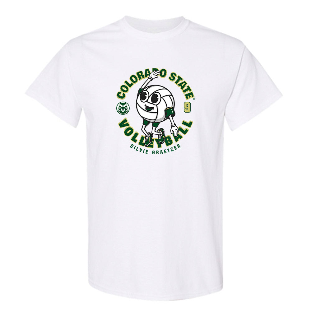 Colorado State - NCAA Women's Volleyball : Silvie Graetzer - T-Shirt-0