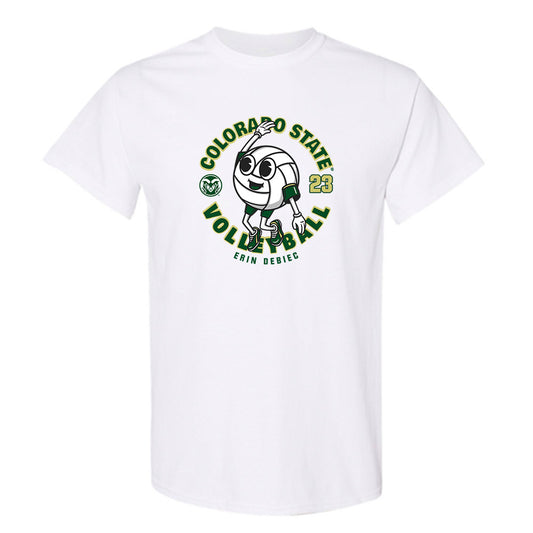 Colorado State - NCAA Women's Volleyball : Erin Debiec - T-Shirt