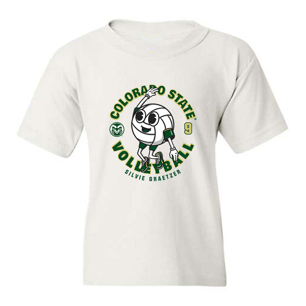 Colorado State - NCAA Women's Volleyball : Silvie Graetzer - Youth T-Shirt-0