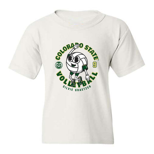 Colorado State - NCAA Women's Volleyball : Silvie Graetzer - Youth T-Shirt-0