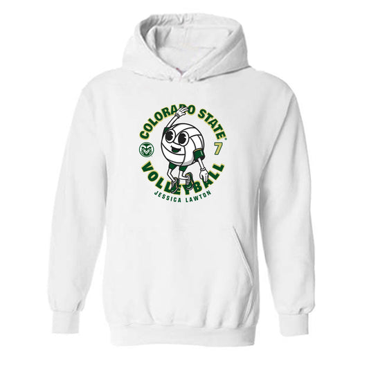 Colorado State - NCAA Women's Volleyball : Jessica Lawton - Hooded Sweatshirt