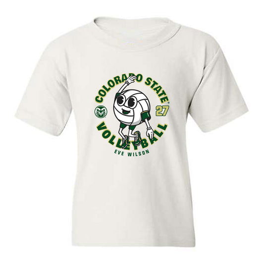 Colorado State - NCAA Women's Volleyball : Eve Wilson - Youth T-Shirt-0