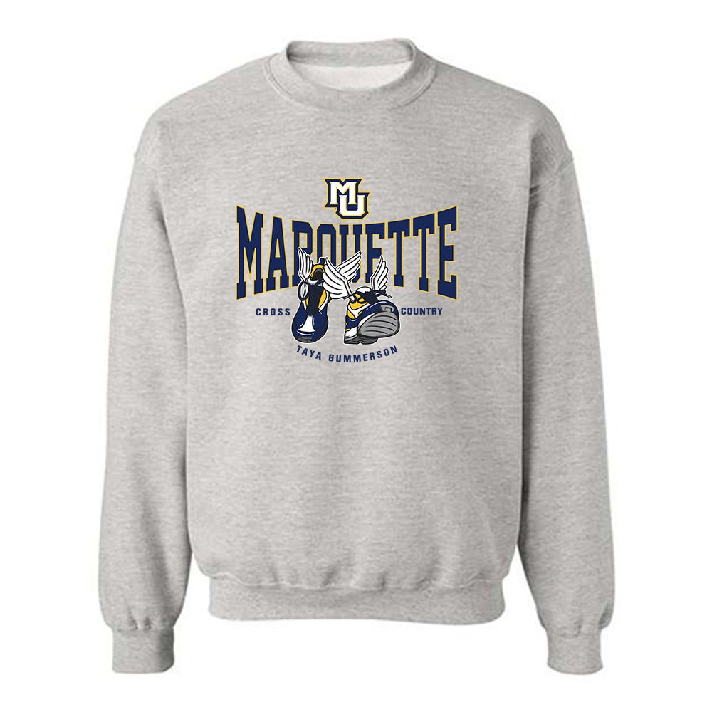 Marquette - NCAA Women's Cross Country : Taya Gummerson - Fashion Shersey Crewneck Sweatshirt-0