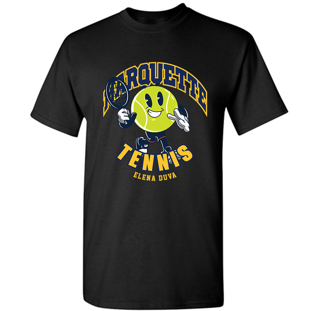 Marquette - NCAA Women's Tennis : Elena Duva - Fashion Shersey T-Shirt-0