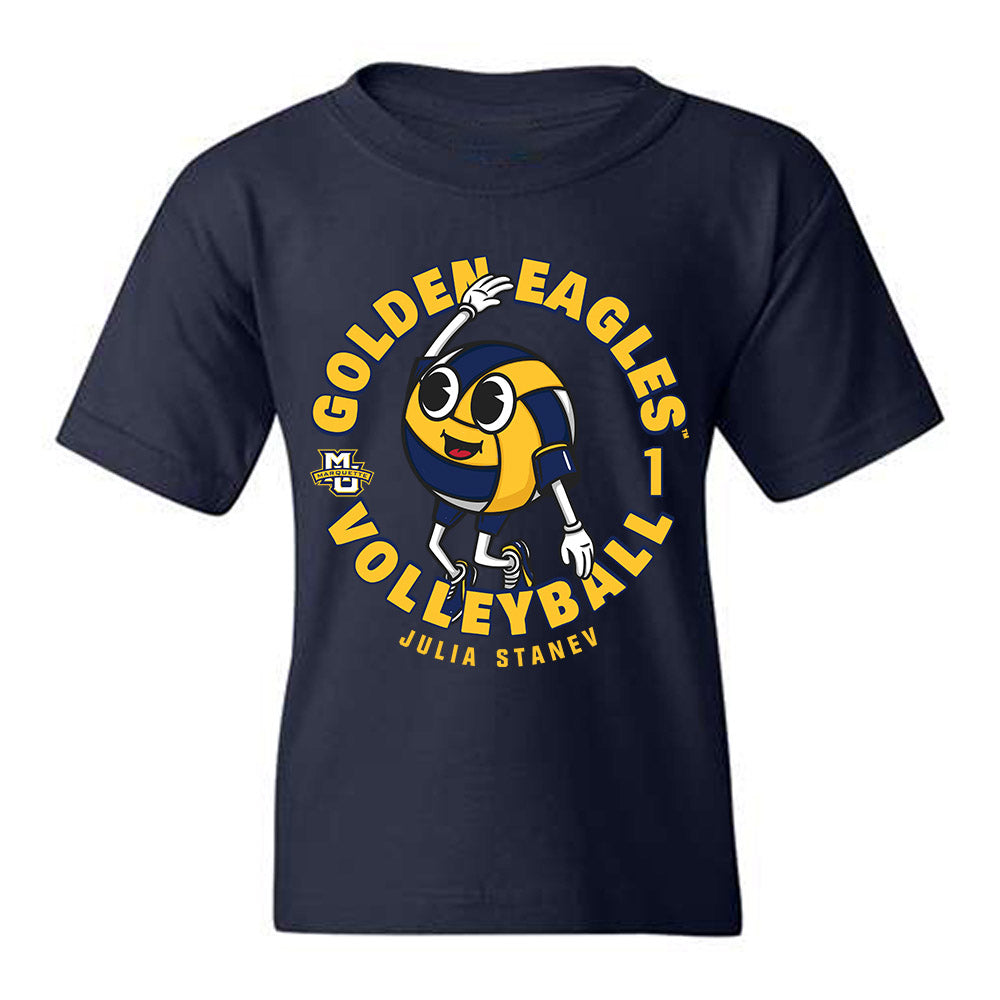 Marquette - NCAA Women's Volleyball : Julia Stanev - Fashion Shersey Youth T-Shirt-0