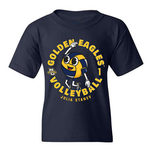 Marquette - NCAA Women's Volleyball : Julia Stanev - Fashion Shersey Youth T-Shirt-0