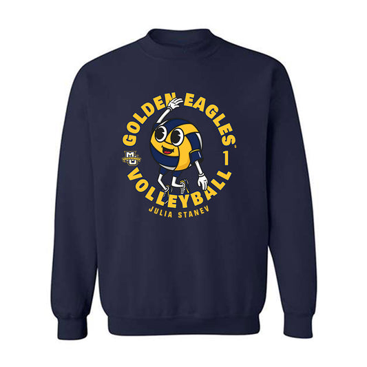 Marquette - NCAA Women's Volleyball : Julia Stanev - Fashion Shersey Crewneck Sweatshirt-0
