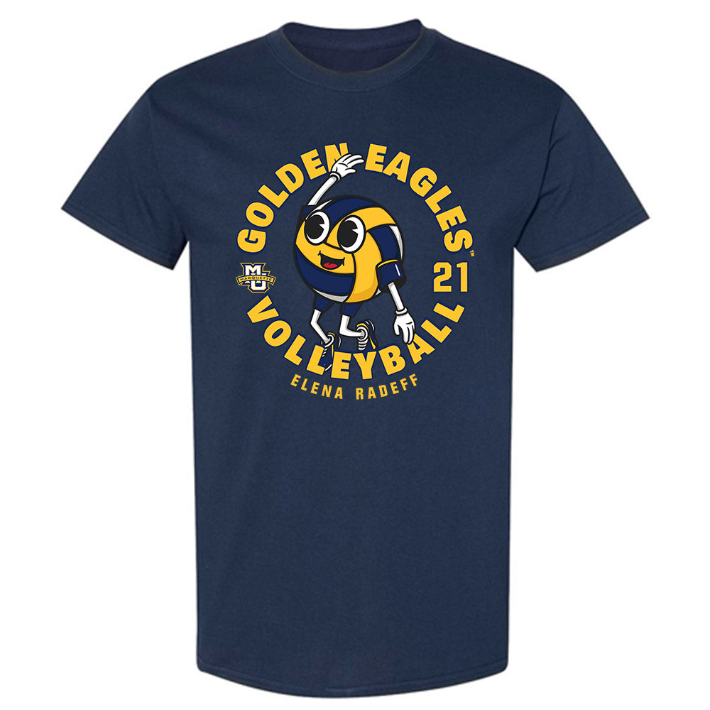Marquette - NCAA Women's Volleyball : Elena Radeff - Fashion Shersey T-Shirt-0