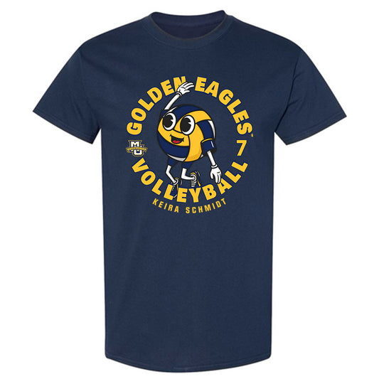 Marquette - NCAA Women's Volleyball : Keira Schmidt - Fashion Shersey T-Shirt-0