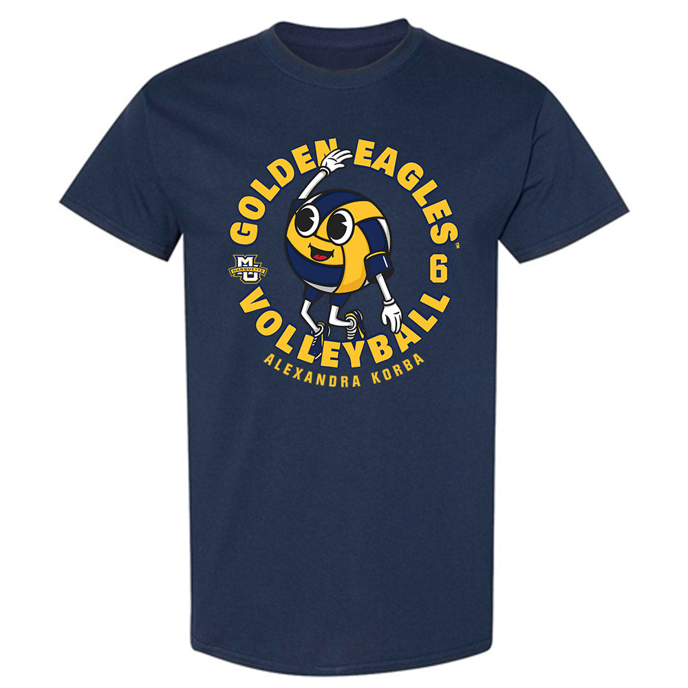 Marquette - NCAA Women's Volleyball : Alexandra Korba - Fashion Shersey T-Shirt-0
