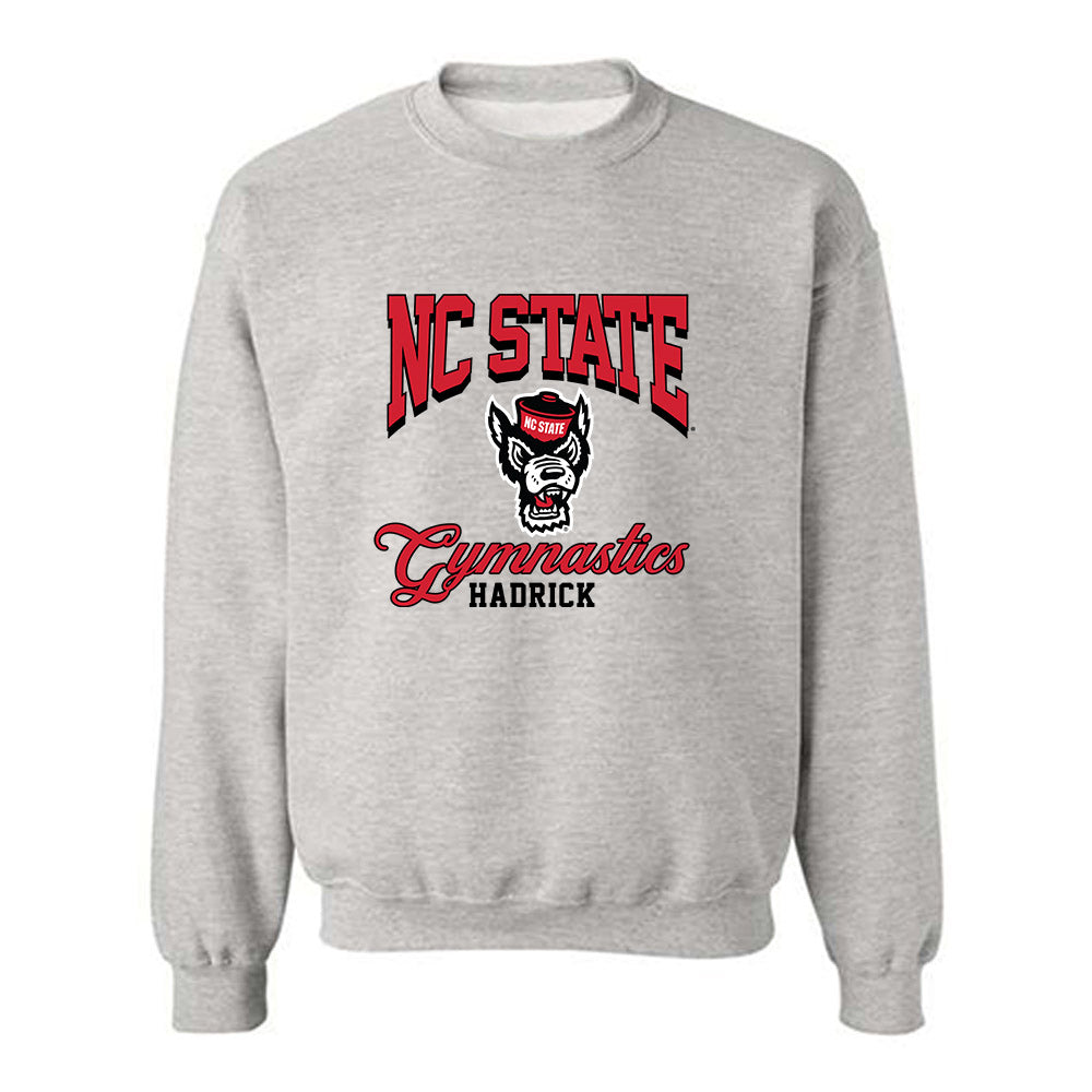 NC State - NCAA Women's Gymnastics : Elle Hadrick - Fashion Shersey Crewneck Sweatshirt