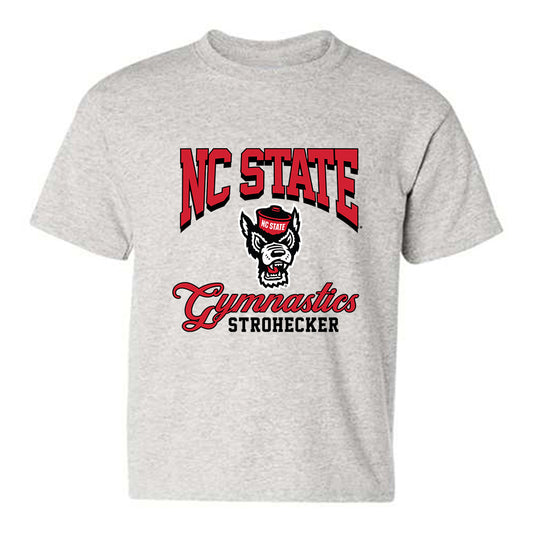 NC State - NCAA Women's Gymnastics : Elizabeth Strohecker - Fashion Shersey Youth T-Shirt-0