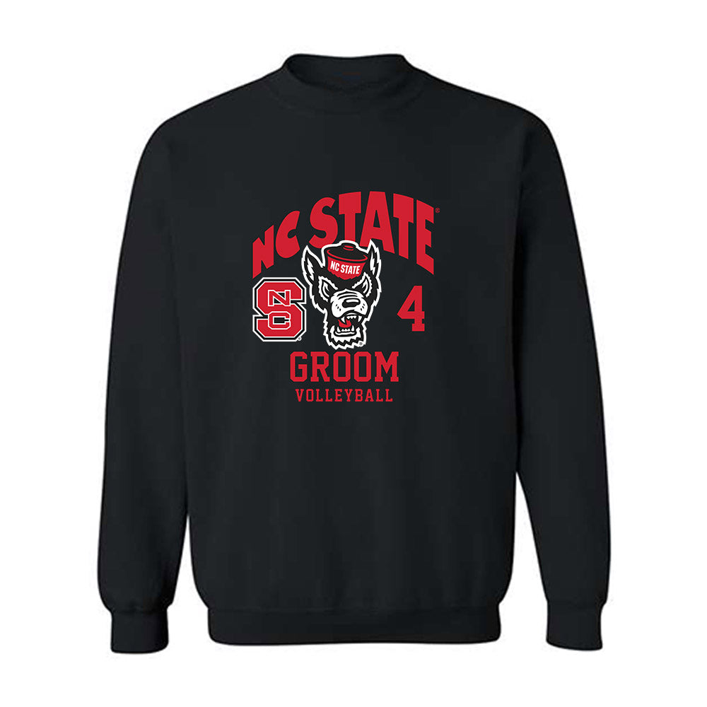 NC State - NCAA Women's Volleyball : Sophia Groom - Fashion Shersey Crewneck Sweatshirt