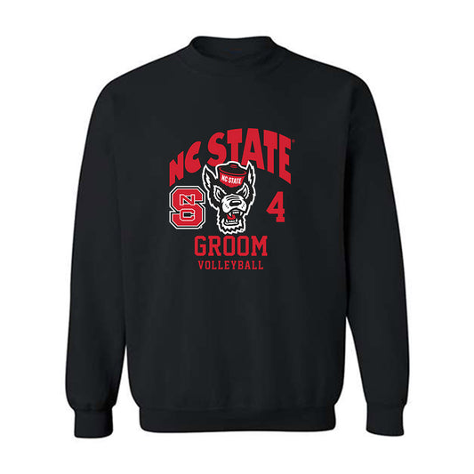 NC State - NCAA Women's Volleyball : Sophia Groom - Fashion Shersey Crewneck Sweatshirt