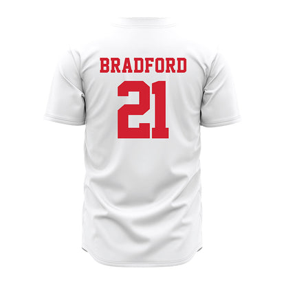 Nebraska - NCAA Baseball : Clay Bradford - Pinstripe Jersey