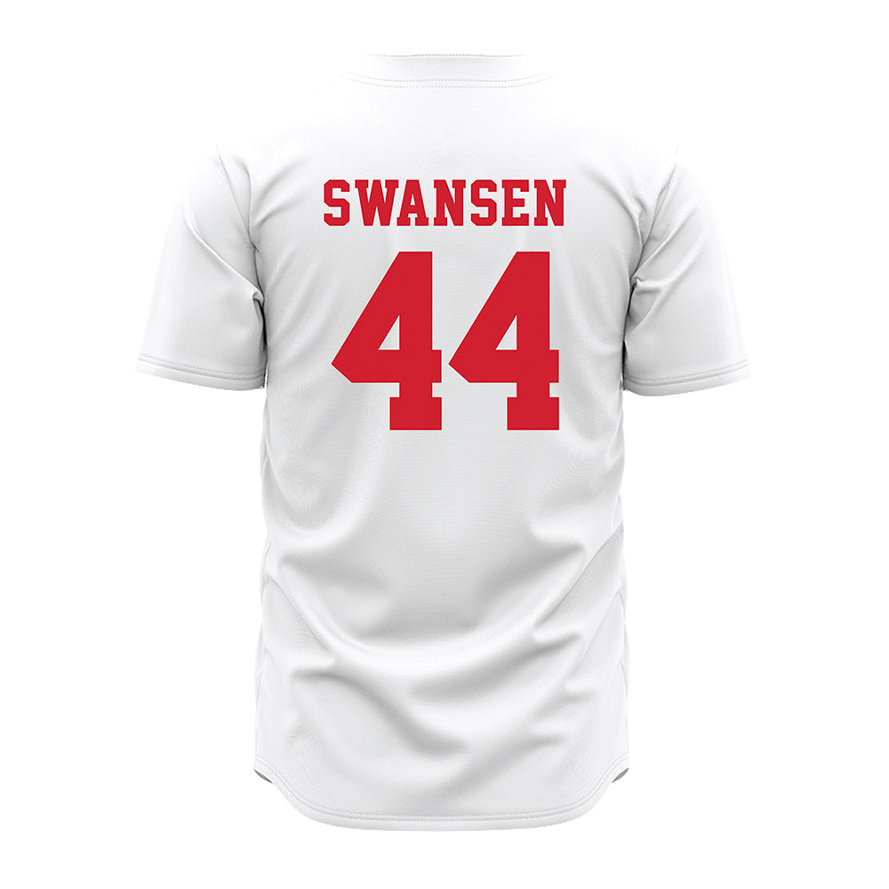 Nebraska - NCAA Baseball : Gabe Swansen - Pinstripe Jersey