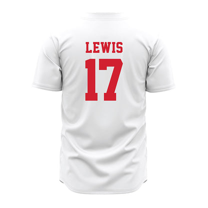 Nebraska - NCAA Baseball : Hayden Lewis - Pinstripe Jersey