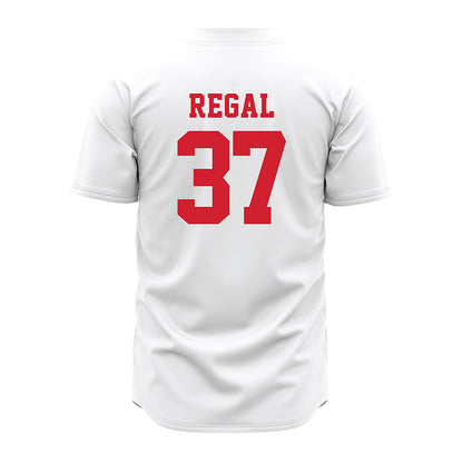 Nebraska - NCAA Baseball : Ian Regal - Pinstripe Jersey