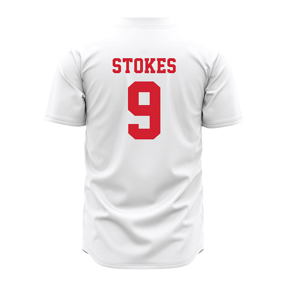 Nebraska - NCAA Baseball : Rhett Stokes - Pinstripe Jersey