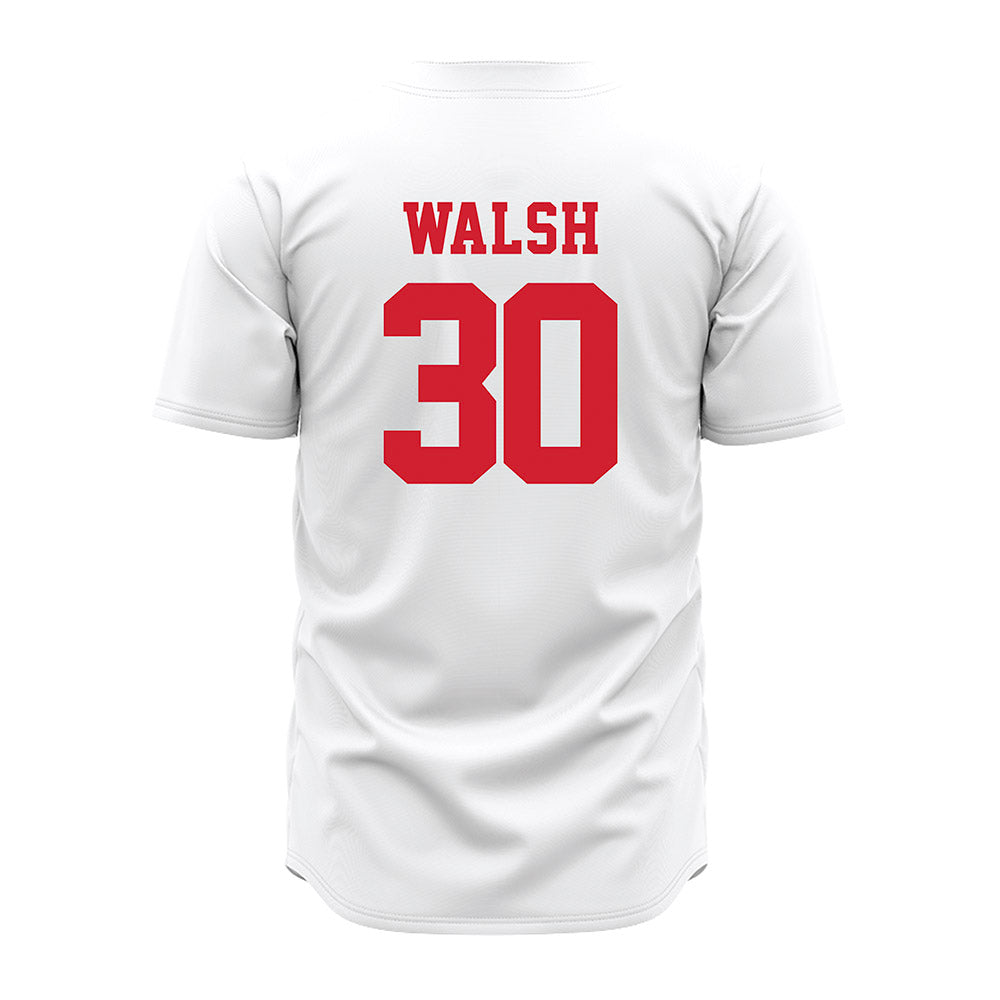 Nebraska - NCAA Baseball : Will Walsh - Pinstripe Jersey