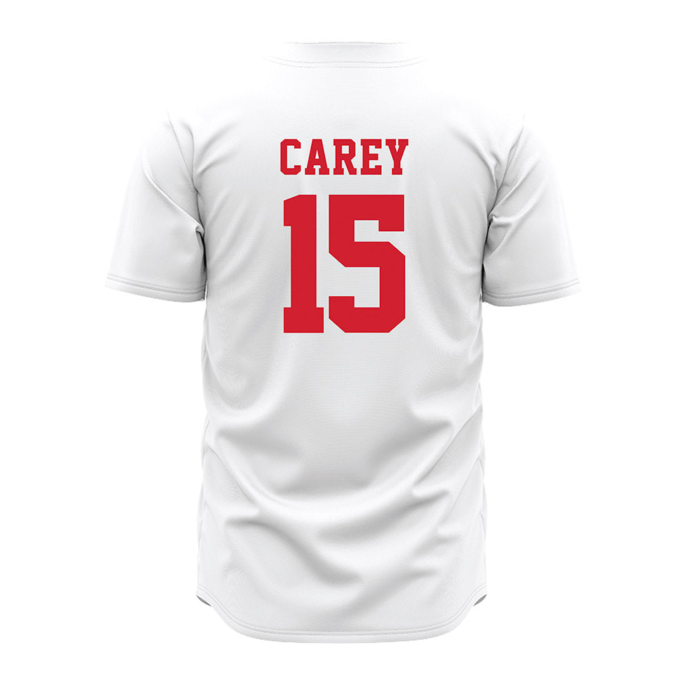 Nebraska - NCAA Baseball : Dylan Carey - Pinstripe Jersey