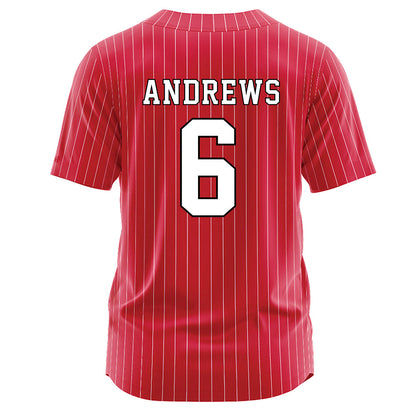 Nebraska - NCAA Softball : Billie Andrews - Red Jersey