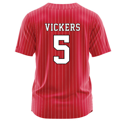 Nebraska - NCAA Softball : Macie Vickers - Scarlet Jersey-1