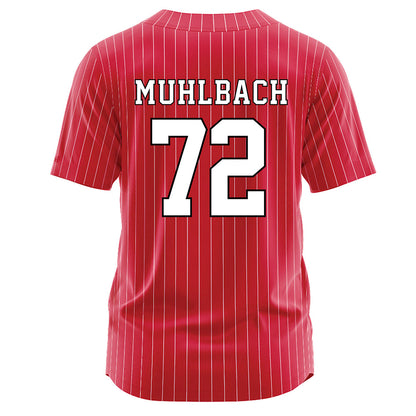 Nebraska - NCAA Softball : Carlie Muhlbach - Scarlet Jersey-1